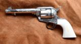 Colt SAA 45lc custom engraved by E L "Larry" Peters - 2 of 20