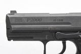 H&K P2000 .40 S&W DAO - 4 of 9