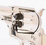Colt SAA Buntline factory Silver plated .45 lc NIB - 6 of 13