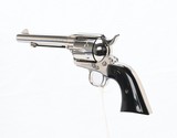 Colt SAA 5 1/2" 44-40 Nickel, Buffalo Horn grips NIB - 5 of 10