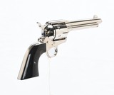 Colt SAA 5 1/2" 44-40 Nickel, Buffalo Horn grips NIB - 4 of 10