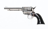 Colt SAA 5 1/2" 44-40 Nickel, Buffalo Horn grips NIB - 2 of 10
