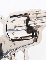Colt SAA 5 1/2" 44-40 Nickel, Buffalo Horn grips NIB - 6 of 10