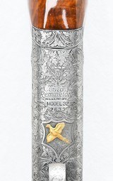 Remington 32S Trap Special 12 ga. O/U profusely engraved by Charles Jerred - 13 of 21