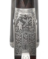Belglian Sidelock 12 gauge profusely engraved by Josef Fugger - 9 of 17