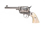 Colt SAA 1st Gen Factory Engraved, Pearl Grips, No Ejector Rod w/Factory Letter - 2 of 12