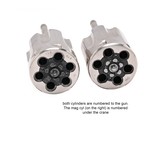 S&W Model 48 .22 mag nickel w/extra factory .22 lr cylinder - 6 of 14