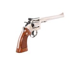 S&W Model 48 .22 mag nickel w/extra factory .22 lr cylinder - 1 of 14