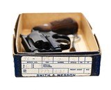 S&W model 36 flat latch with box, blue 2