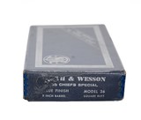 S&W model 36 flat latch with box, blue 2