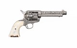 Colt SAA first gen, Texas Cattle Brand engraved by D W Harris - 1 of 9