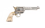 Colt SAA 45 lc engraved w/two tone finish, 1877 mfg. - 1 of 6