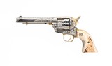 Colt SAA 45 lc engraved w/two tone finish, 1877 mfg. - 2 of 6
