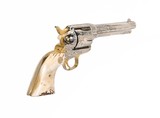 Colt SAA 45 lc engraved w/two tone finish, 1877 mfg. - 4 of 6