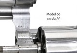 Smith & Wesson model 66 (no dash) 2 1/2