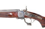 James Purdey & Sons antique falling block single shot rifle, .450 BP Express - 2 of 13