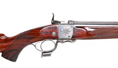James Purdey & Sons antique falling block single shot rifle, .450 BP Express