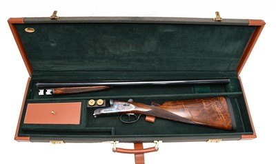 Griffin & Howe round body side lock ejector 12 ga SxS - Image 13 of 13