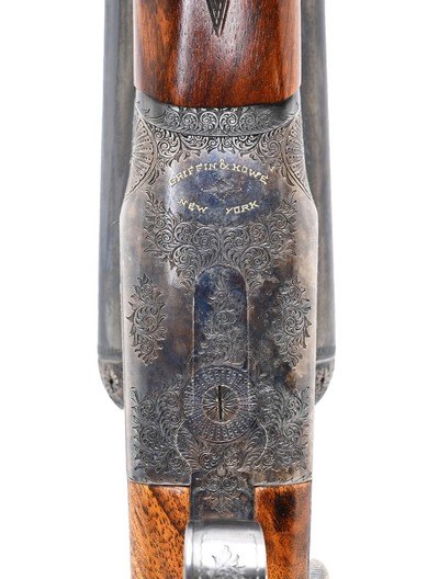 Griffin & Howe round body side lock ejector 12 ga SxS - Image 5 of 13