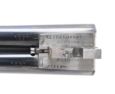 Griffin & Howe round body side lock ejector 12 ga SxS - Image 8 of 13