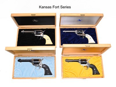 Colt Scouts: Kansas Cow Towns (4), Kansas Trails (4) & Kansas Forts (4)Twelve total - Image 4 of 6