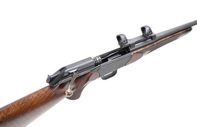 Blaser R93 rifle in 6.5x55 with beautiful custom stock by N L Heineke - Image 9 of 11