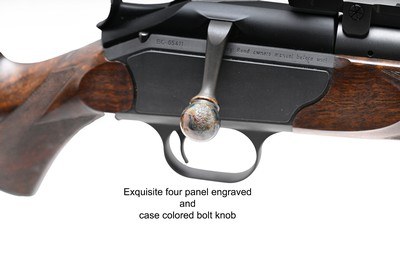 Blaser R93 rifle in 6.5x55 with beautiful custom stock by N L Heineke - Image 5 of 11