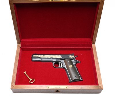 Colt DEA 50th anniversary commemorative built on series 70 NM - Image 6 of 8