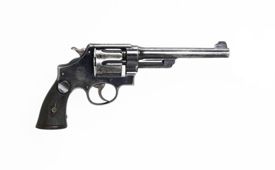 S&W Triple Lock 44 special Mechanically excellent - Image 1 of 5