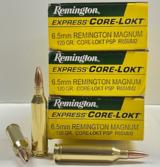 Remington 6.5mm Remington Magnum 120 Grain Core-Lokt Like New Condition! - 1 of 4