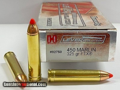 Hornady Leverevolution 450 Marlin 325 Grain FTX New!