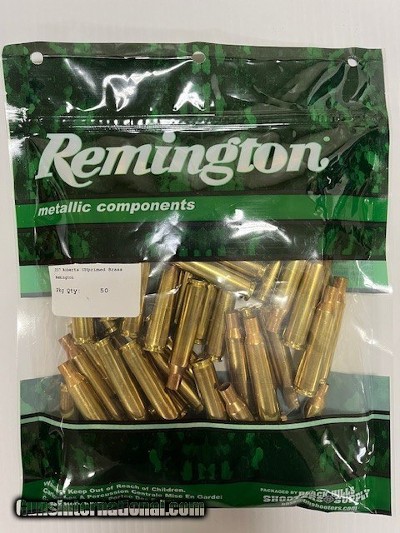 New! Remington(R-P) 257 Roberts Unprimed Virgin Brass 50 Count Bags