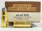 Magtech 44-40 WIN 225 Grain Lead Cowboy Action Loads 50 Count Box Factory New! - 1 of 3
