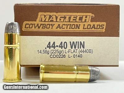 Magtech 44-40 WIN 225 Grain Lead Cowboy Action Loads 50 Count Box Factory New!