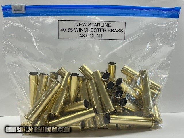 New! Starline 40-65 Winchester Virgin Brass 48 Count