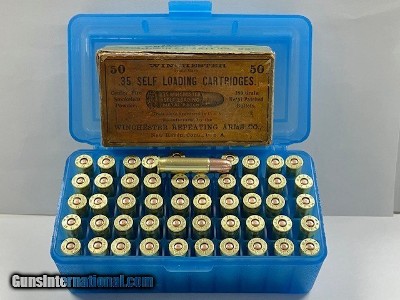 Winchester .35 Self-Loading(.35 S.L.) 180 Grain Factory Loaded 50 Rounds Free Case!