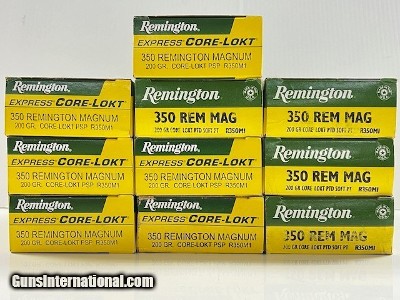 Remington 350 Remington Magnum 200gr Core-Lokt Like New!