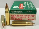 Remington 350 Rem. Magnum 250 Grain Core-Lokt Like New!