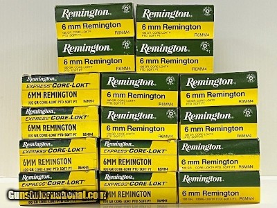 Remington 6mm Remington 100 Grain Core-Lokt In Like New Condition!