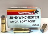 HSM 38-40 Win. 180 Grain RNFP Lead 50 Round Box New! - 5 of 9