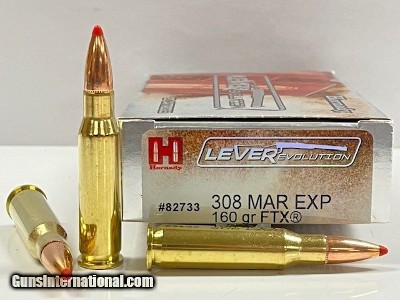 Hornady Leverevolution 308 Marlin Express 160gr FTX Factory New!