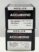 Nosler Accubond & Accubond Long Range Bullets in Multiple Calibers New! - 5 of 8