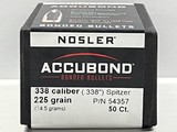 Nosler Accubond & Accubond Long Range Bullets in Multiple Calibers New! - 6 of 8