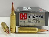 Hornady Precision Hunter 7mm WSM(Winchester Short Mag) 162gr ELD-X Factory New! - 1 of 4