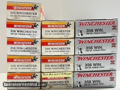Winchester 356 Win. 250 Grain Power-Point in Like New Condition!