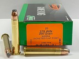 HSM Game King 375 Win 200 Grain Pro-Hunter Sierra Jacketed Flat Point Hunting Ammo New! - 1 of 3