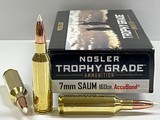 Nosler Trophy Grade 7mm SAUM 160gr. Accubond Factory New Production!