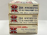 Winchester 284 Win. 125 Grain Power-Point 20 Round Boxes Like New! - 2 of 4