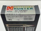 New! Hornady Precision Hunter 300 Win Mag 200gr ELD-X 200 Round Full Case - 4 of 4