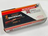 Winchester 348 Win 200gr Silvertip Browning Model 71 Commemorative Pristine! - 3 of 8